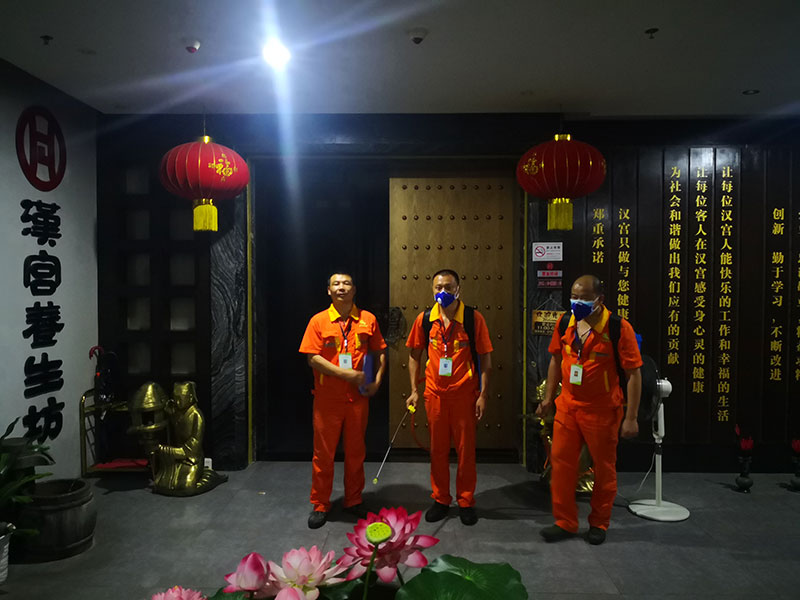 養(yǎng)生會所四害消殺作業現場